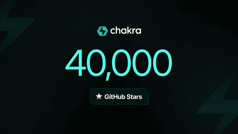 Celebrating 40,000 GitHub Stars | Chakra UI